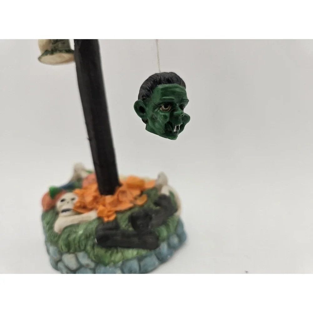 Halloween Village‎ Tree with Miniature Ornaments Tabletop Decoration